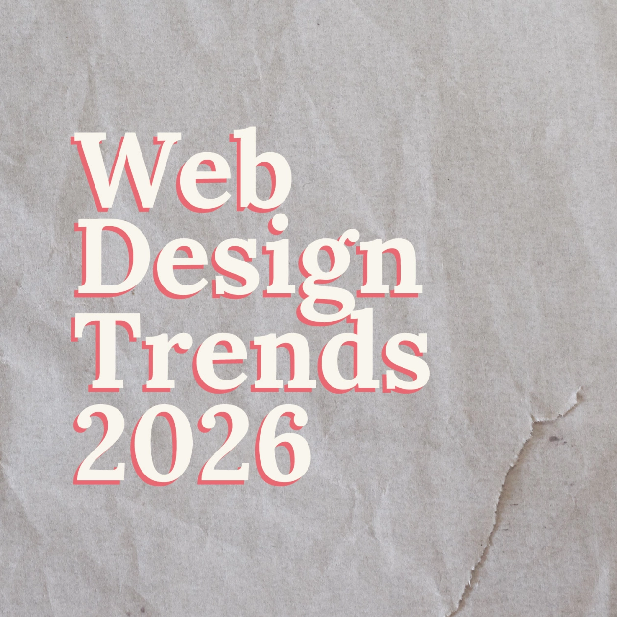 Webdesign trends 2026